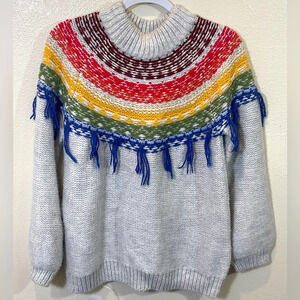 SAYLOR Payton Fair Isle Sweater Medium